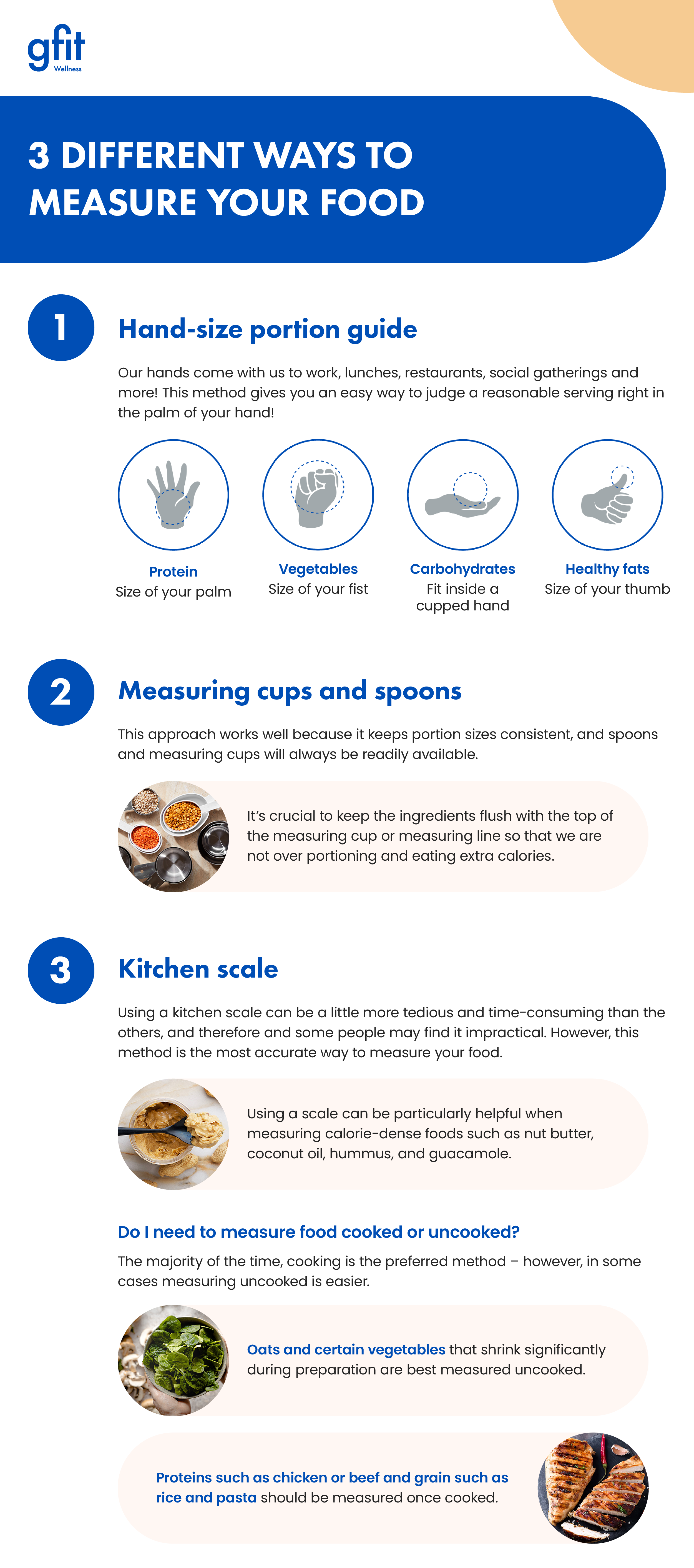 Three Different Ways to Measure Your Food GFIT Wellness